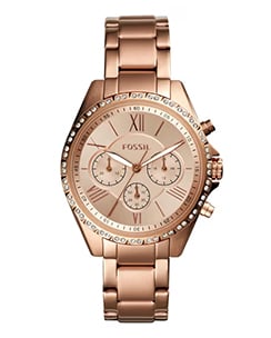 Fossil Modern Courier Rose Gold Strap Casual Watch